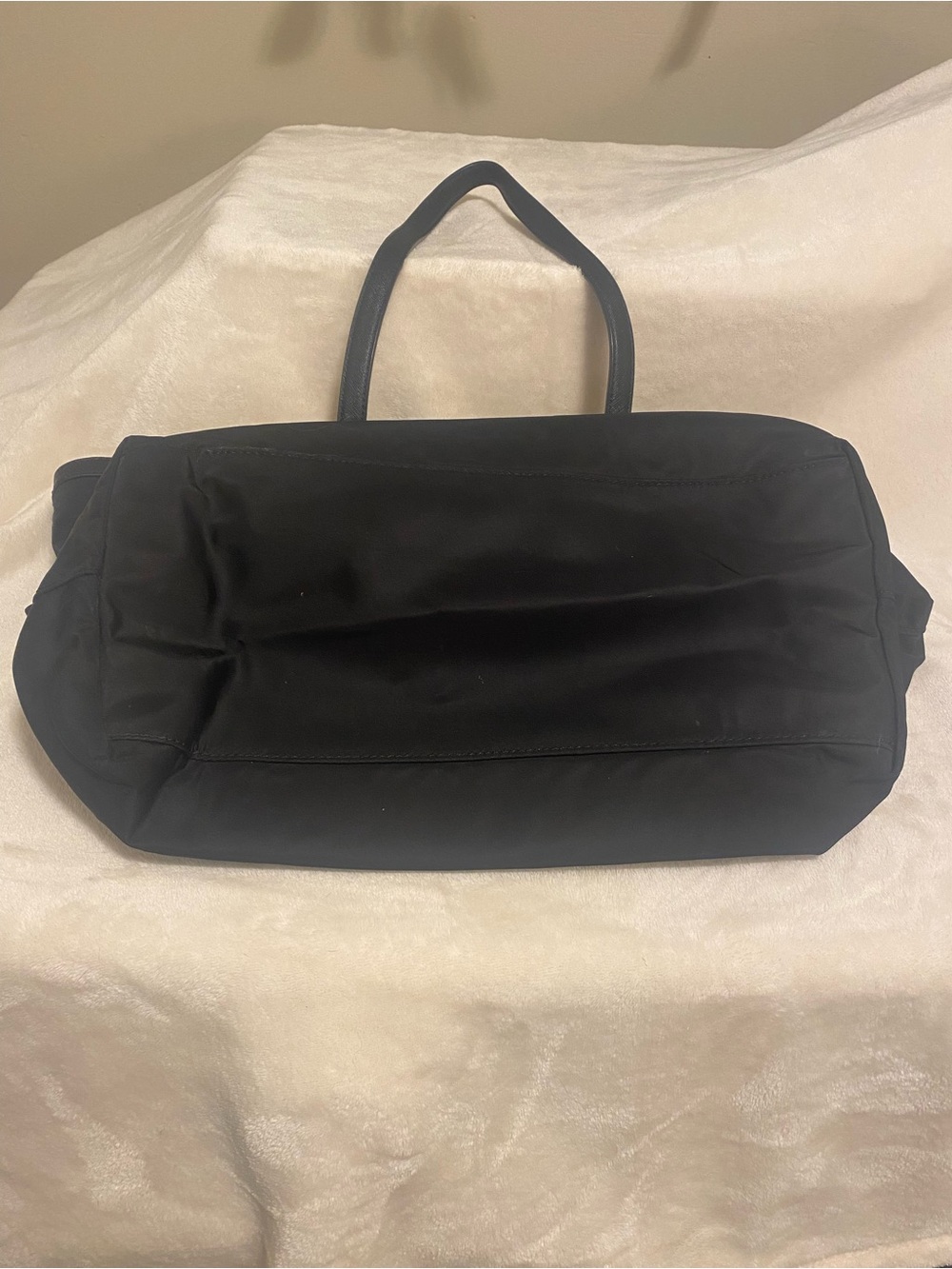 Tory Burch EUC Black Nylon Logo Tote - Picture 11 of 16